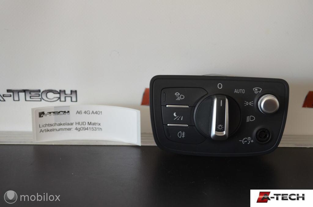 Lichtschakelaar Audi A6 C7 A7 4G  ('11-'18) 4g0941531h A401, Audi, Gebruikt, Audi, Ophalen of Verzenden