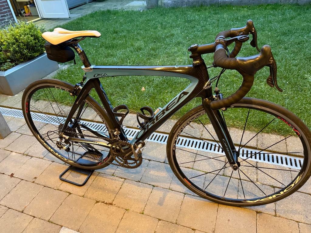 Orbea Orca racefiets maat 52 Campagnolo 10 speed, 28 inch, Gebruikt, Carbon, 10 tot 15 versnellingen