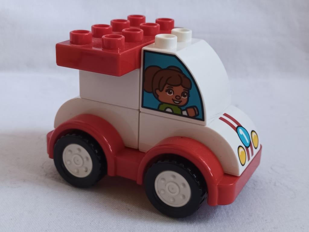 Duplo Mijn Eerste Raceauto My First Race Car 10860, Ophalen of Verzenden, Zo goed als nieuw, Duplo
