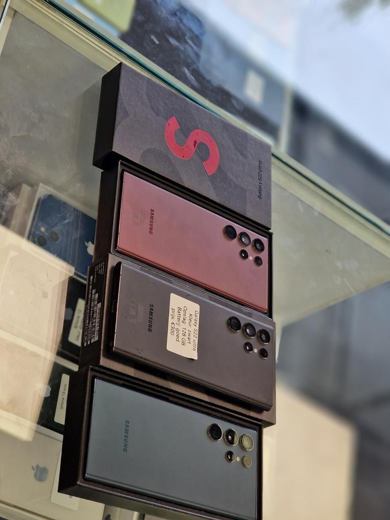 Galaxy S22 ultra.   128 GB.   2 jaar garantie, Zwart, Ophalen of Verzenden, Zo goed als nieuw, Galaxy S22