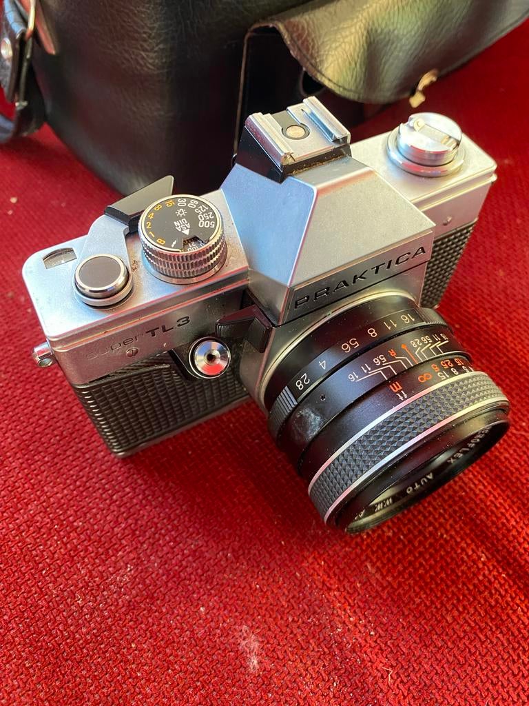 Praktica Super TL3 Analoge Spiegelreflexcamera met Flitser, Audio, Tv en Foto, Fotocamera's Analoog, Ophalen, Gebruikt, Spiegelreflex