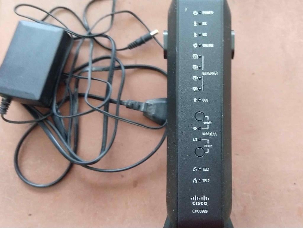 Cisco Modem Router EPC3928 met WIFI, Ophalen of Verzenden, Gebruikt