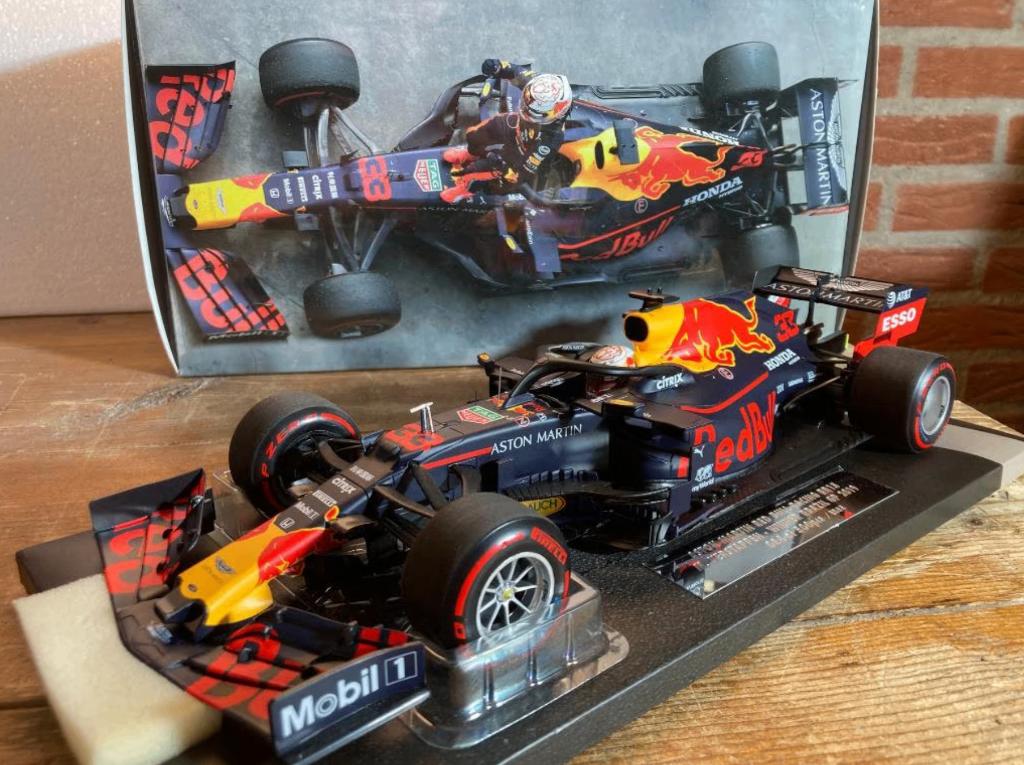 ✅ Max Verstappen 1:18 Winner Brazil GP 2019 RB15 editie 55, Ophalen of Verzenden, Nieuw, Formule 1