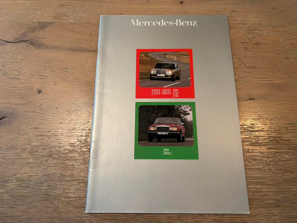 Folder Mercedes-Benz W123 1976 (200D, 240D, 300D, 230, 280E), Ophalen of Verzenden, Zo goed als nieuw, Mercedes