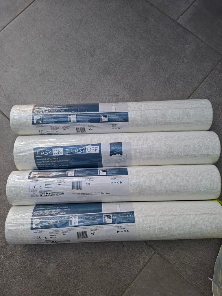 4 rollen vliesbehang., Huis en Inrichting, Stoffering | Behang, Ophalen, Minder dan 10 m²