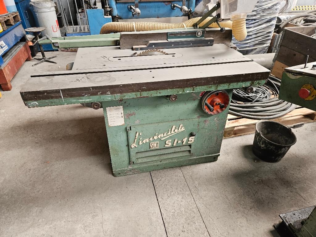 Cirkelzaag tafel industrieel, Doe-het-zelf en Verbouw, Gereedschap | Zaagmachines, Ophalen, Gebruikt, Cirkelzaag, Scm