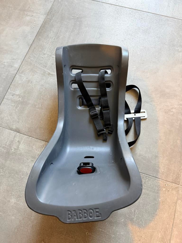 Babboe peuterschaal voor bakfiets - grijs, Ophalen, Gebruikt, 0 t/m 18 kg, Achterzitje