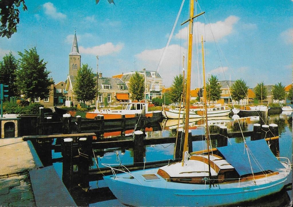 Zwartsluis Handelskade Gelopen Ansichtkaart ( 1478 ), Verzenden, 1980 tot heden, Gelopen