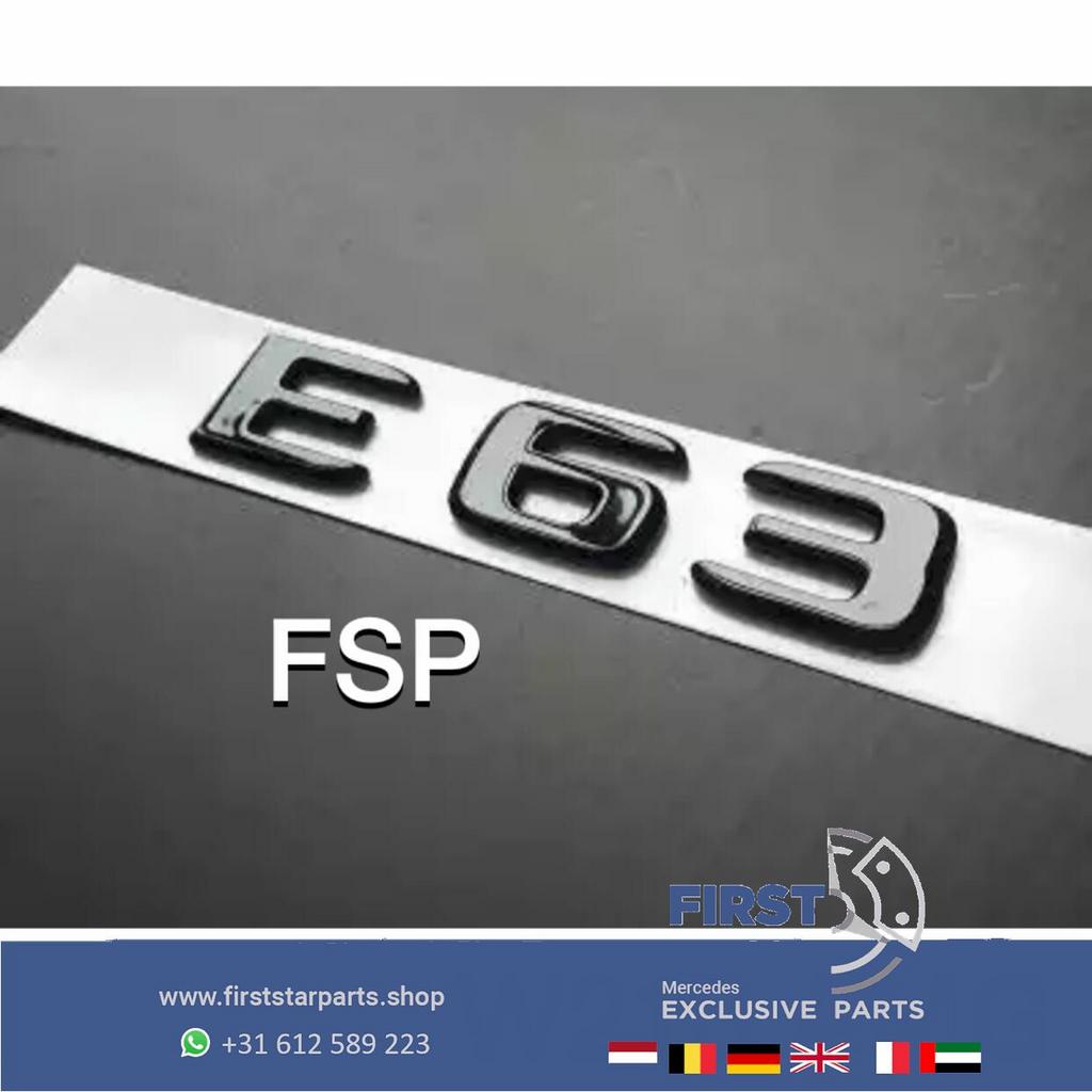 W213 W238 C238 E63 EMBLEEM ZWART AMG LOGO Mercedes E Klasse, Auto-onderdelen, Gebruikt, -, Ophalen of Verzenden, Achter