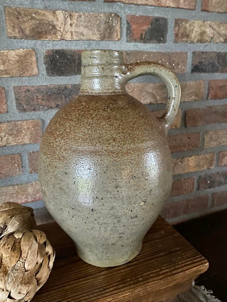 Brocante oude Gres kruik, Ophalen of Verzenden