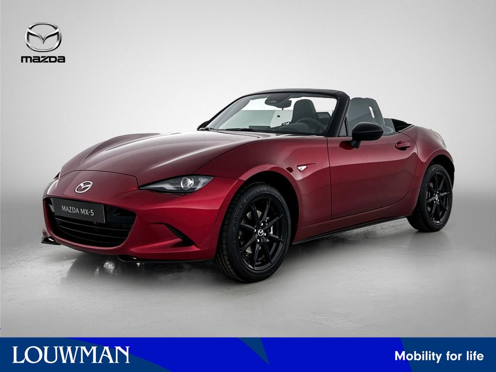 Mazda MX-5 1.5 SkyActiv-G 132 Prime-Line / prijs incl commer, Keurmerk '100% Onderhouden', 978 kg, 4 cilinders, Cabriolet