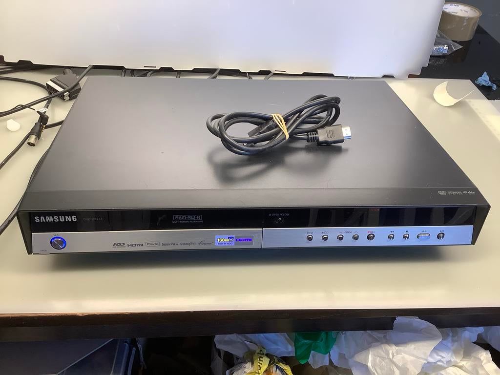 Samsung DVD-recorder met HDD (160GB) en HDMI, Gebruikt, Met harddisk, Dvd-recorder, Ophalen of Verzenden