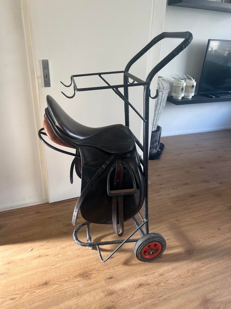 Zadelkar Zadelcaddy Zadelkarretje, Dieren en Toebehoren, Ophalen, Gebruikt