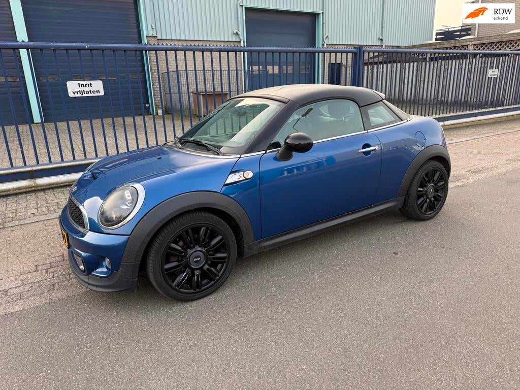 Mini Mini Coupé 1.6 Cooper S *138.089 KM*CLIMA*LEER*NAVI, Euro 5, Gebruikt, 4 cilinders, Blauw