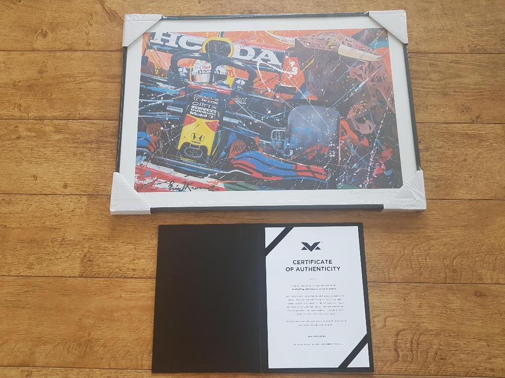 Glicee print Red Bull Ring Victories 2021 Eric Jan Kremer, Ophalen of Verzenden, Nieuw, Formule 1