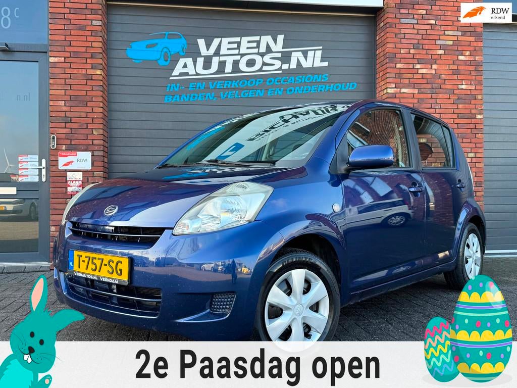 Daihatsu Sirion 2 1.0-12V Airco 5 Deurs Nieuwe APK, Auto's, Voorwielaandrijving, Gebruikt, Blauw, Sirion