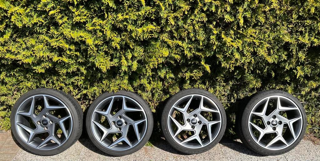 Ford fiesta st mk8 velgen en banden 4x108 63,4 et-42,5, Ophalen, 18 inch, Gebruikt, Banden en Velgen