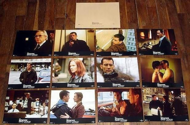 THE   BOURNE   IDENTITY      filmfotoset., Verzenden, Zo goed als nieuw, A4 of kleiner, Film en Tv