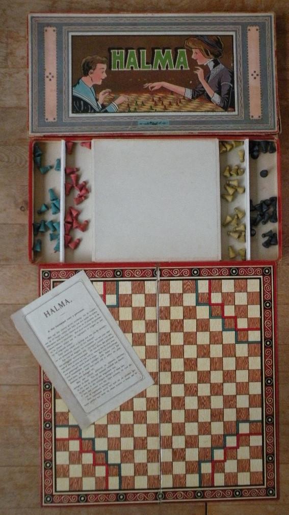 Halma. 1910. Antiek., Ophalen of Verzenden, Zo goed als nieuw
