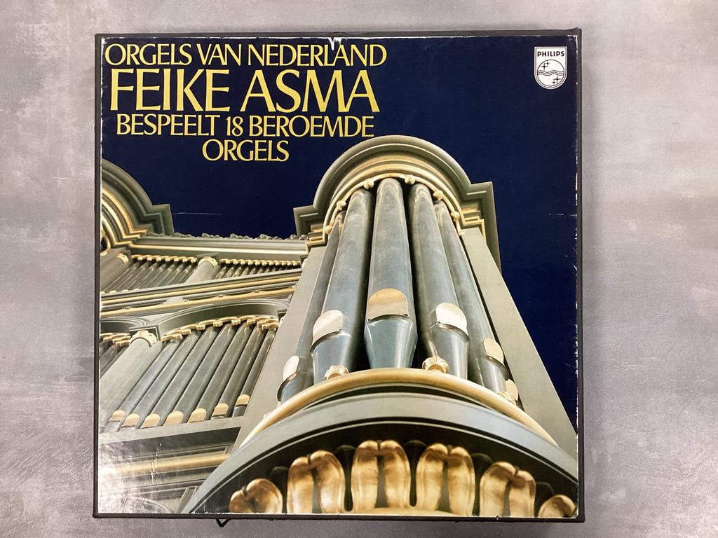 Feike Asma bespeelt orgels in Nederland - 9 LP's, Ophalen of Verzenden, Gebruikt, 12 inch