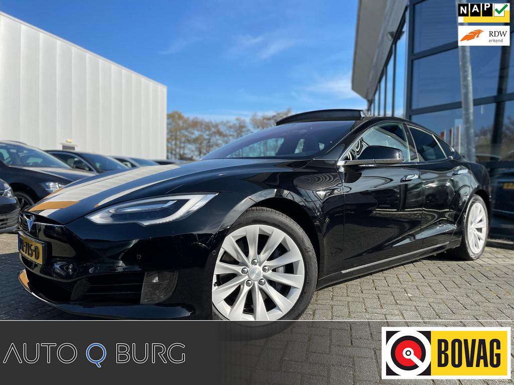 Tesla Model S 75 Business Economy | Panorama | Camera | Auto, Gebruikt, Zwart, Zwart, 442 km