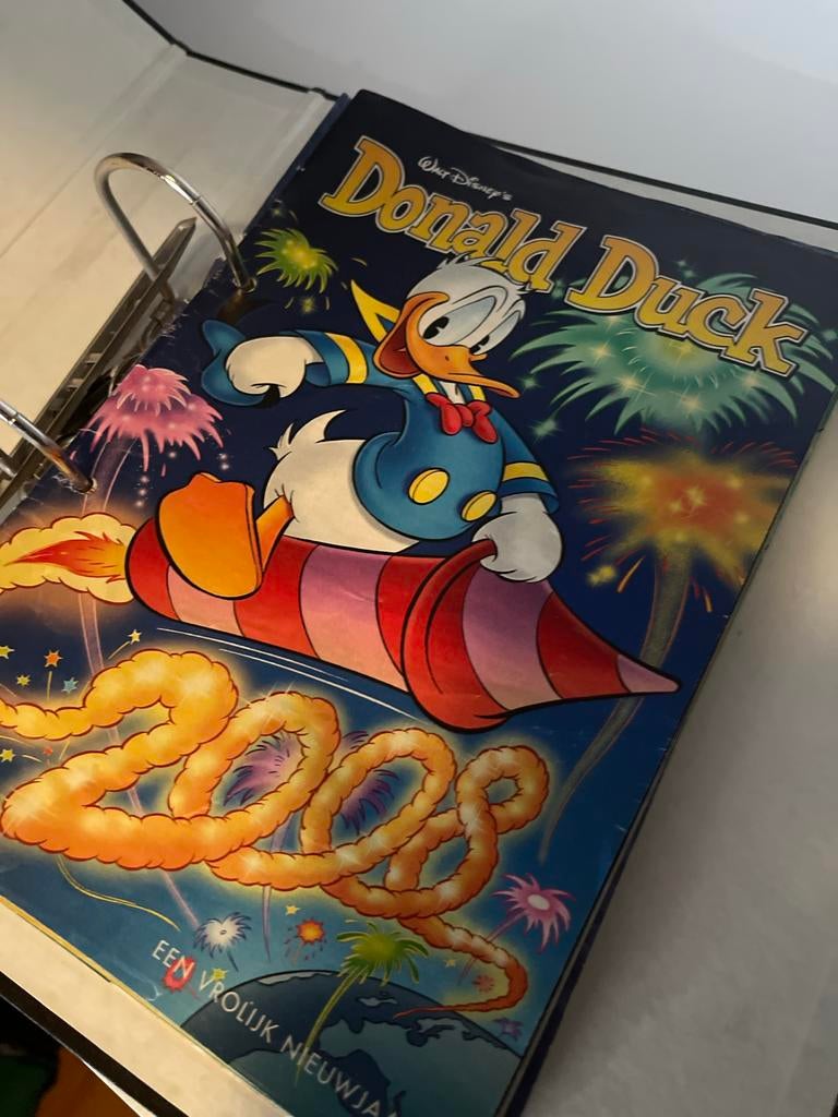 Donald Duck tijdschriften in mappen, Meerdere stripboeken, Ophalen of Verzenden, Gelezen
