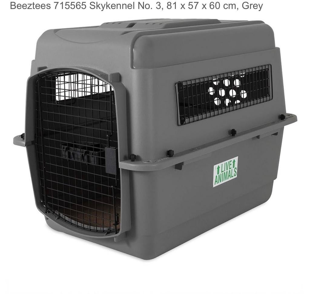 Reismand kennel grijs, Ophalen, Gebruikt