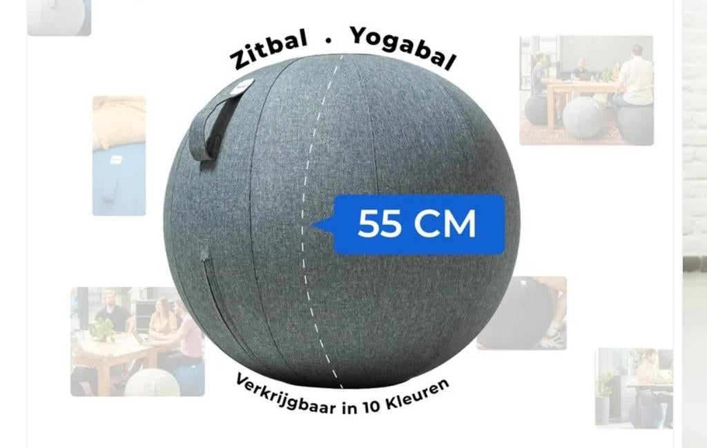 Ergonomische Zitbal Hoes - Backerz - Nieuw, Ophalen of Verzenden, Nieuw