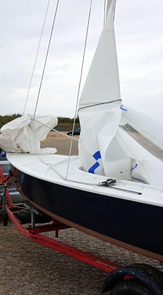 Te koop Volksboot 480 incl. trailer en bb motor, Ophalen, Gebruikt, Minder dan 15 m²