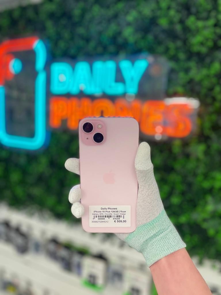 Zo goed als nieuw Apple iPhone 15 Plus 128GB, Ophalen of Verzenden