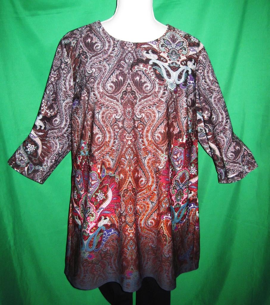 g1  LEUKE BLOUSE van ULLA POPKEN Maat:46/48, Kleding | Dames, Grote Maten, Ophalen of Verzenden, Zo goed als nieuw, Overige kleuren