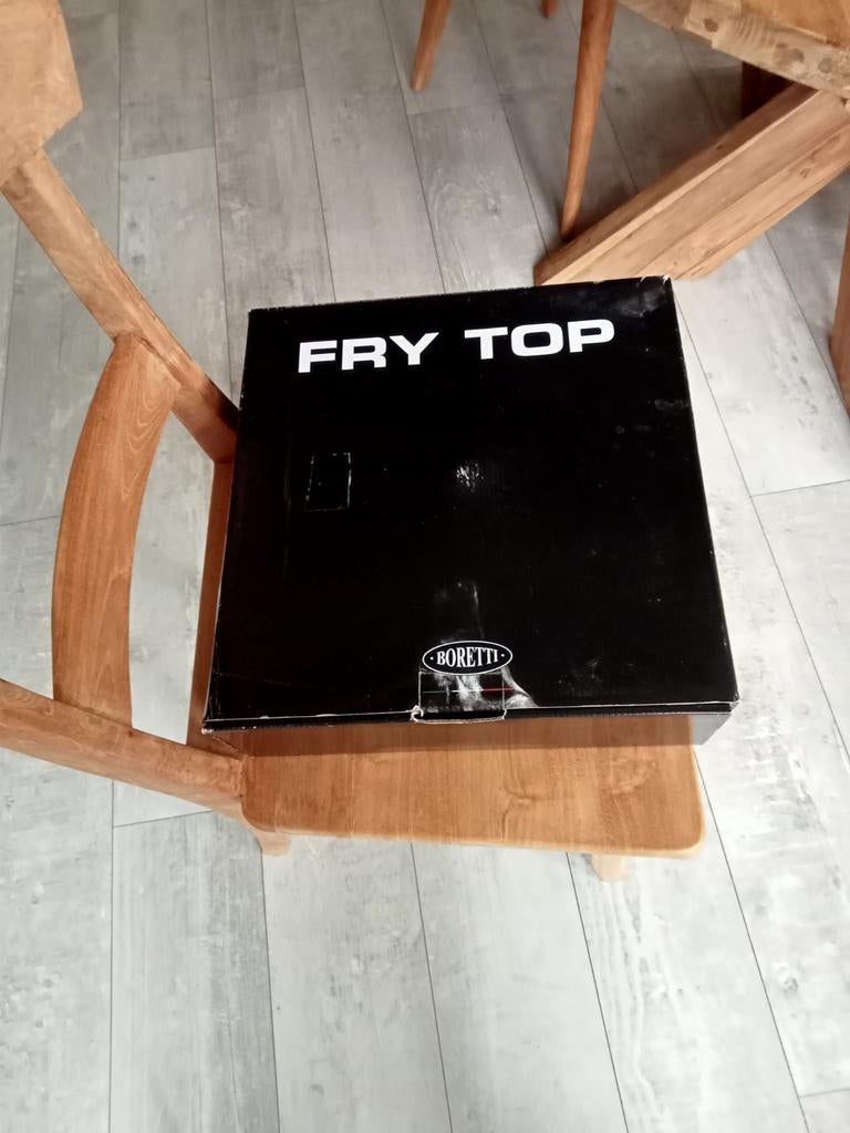 Nieuwe Boretti fry top pan, Ophalen, Nieuw