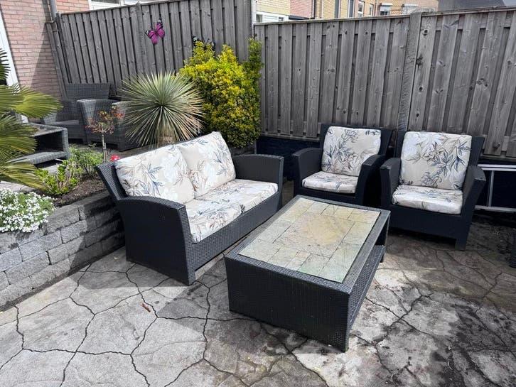 Bellagio loungeset, Ophalen, 4 zitplaatsen, Gebruikt, Loungeset