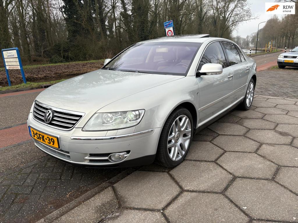 Volkswagen Phaeton 4.2 V8 UNIEKE 4-zits!, Automaat, 4 stoelen, Leder, Bedrijf
