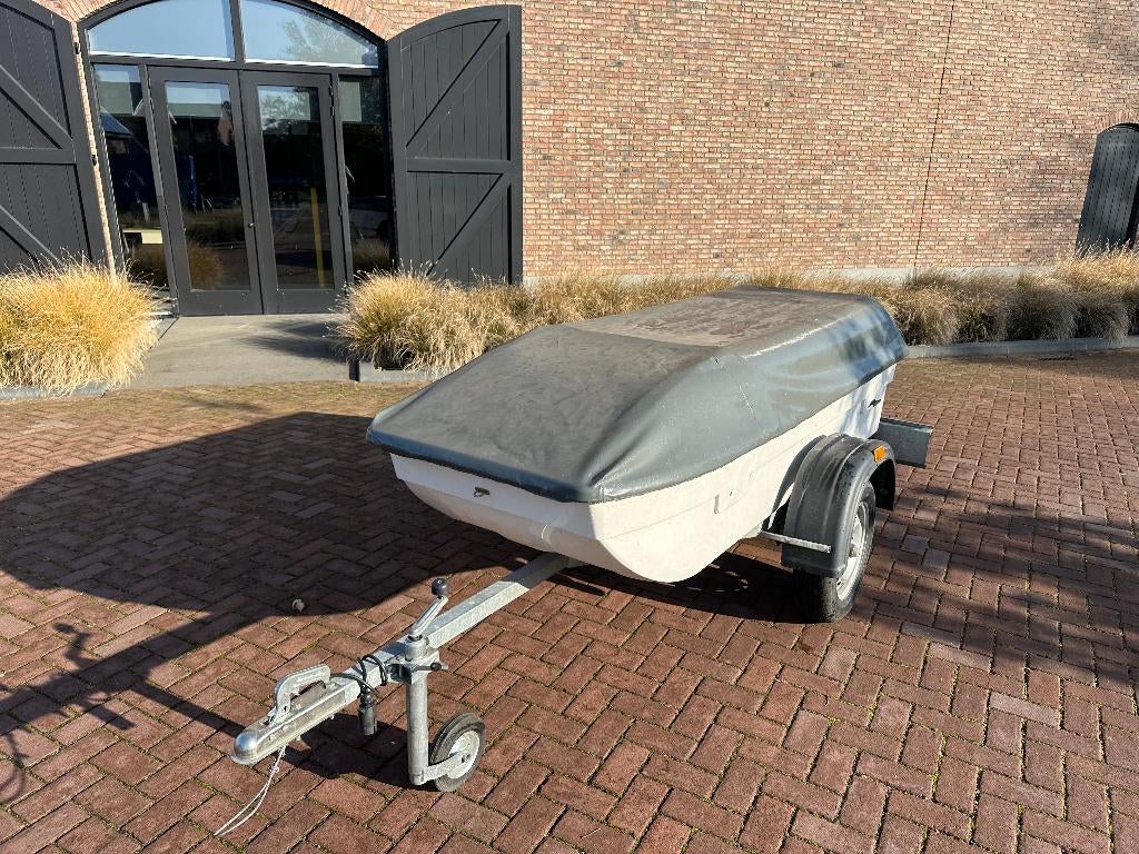 Aanhanger én boot in één! - De enige in Nederland, Ophalen, Zo goed als nieuw