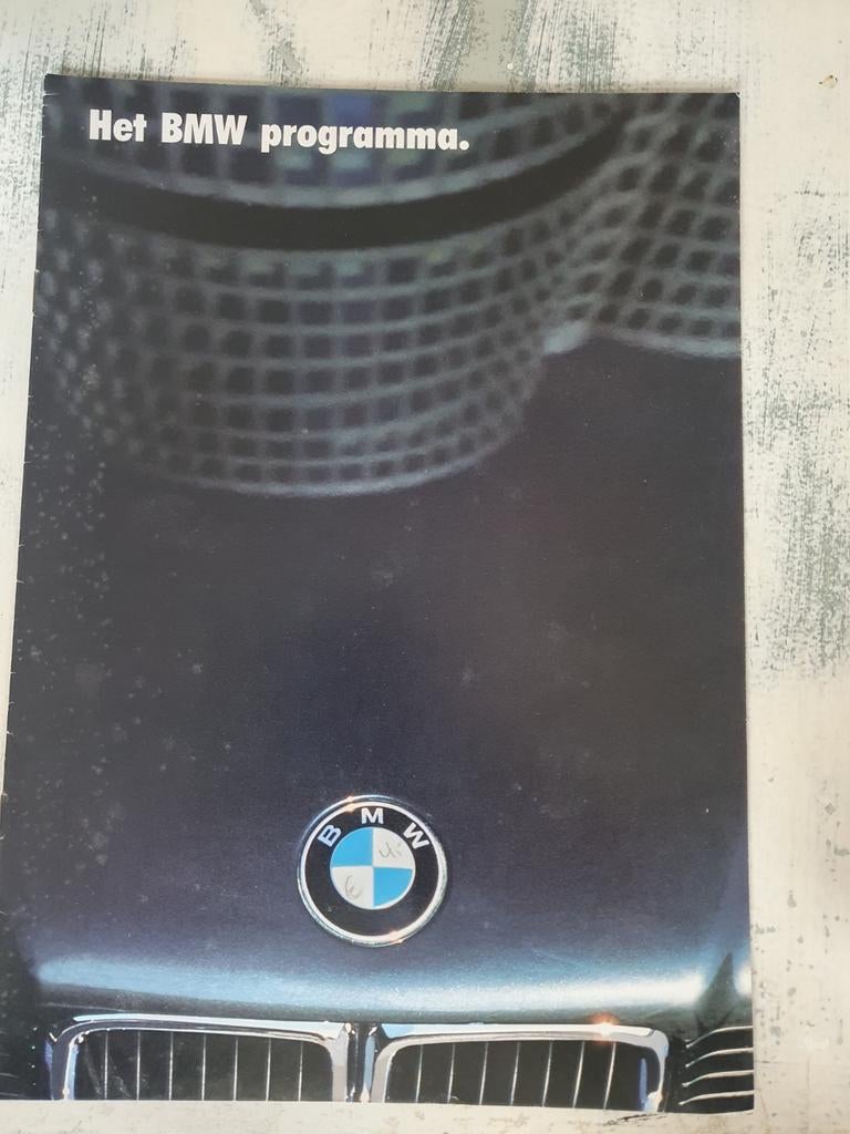 Overzicht folder BMW Nederland 1986, Ophalen of Verzenden