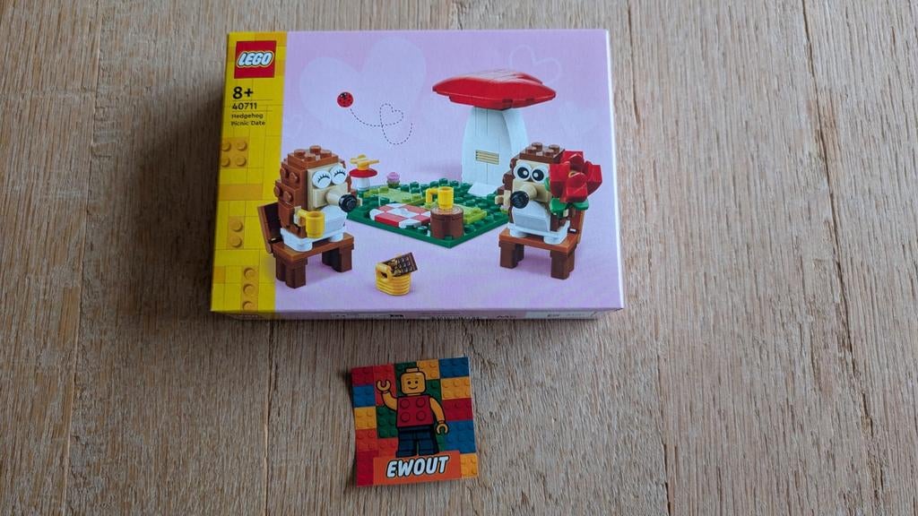 Lego Egelpicknick 40711, Overige thema's, Nieuw, Ophalen of Verzenden, Complete set