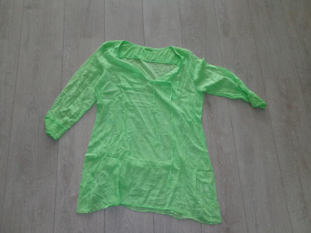 appeltjesgroene damestuniek van Braez, maat L, Ophalen of Verzenden, Gedragen, Maat 42/44 (L)