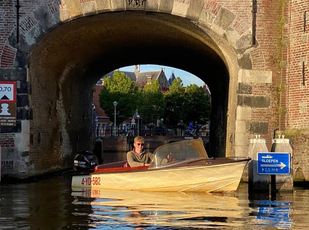 Skibsplast sportmann 14 deluxe speedbootje, Watersport en Boten, Gebruikt, Ophalen of Verzenden, Minder dan 70 pk, 3 tot 6 meter