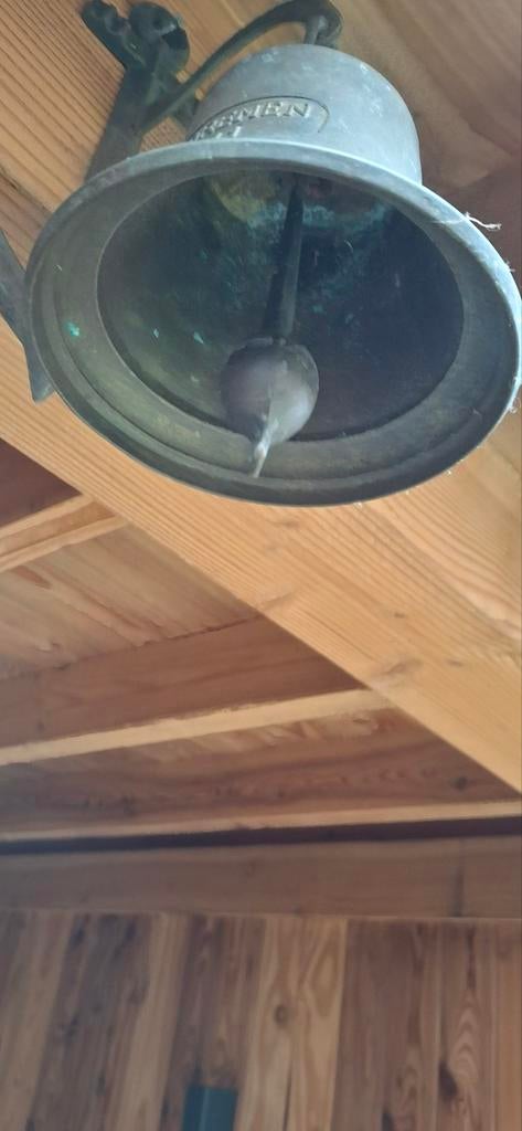 Antieke scheepsbel MS Bremen 1911 - Uniek maritiem erfgoed, Verzamelen, Ophalen of Verzenden, Gebruikt, Motorboot of Zeilboot