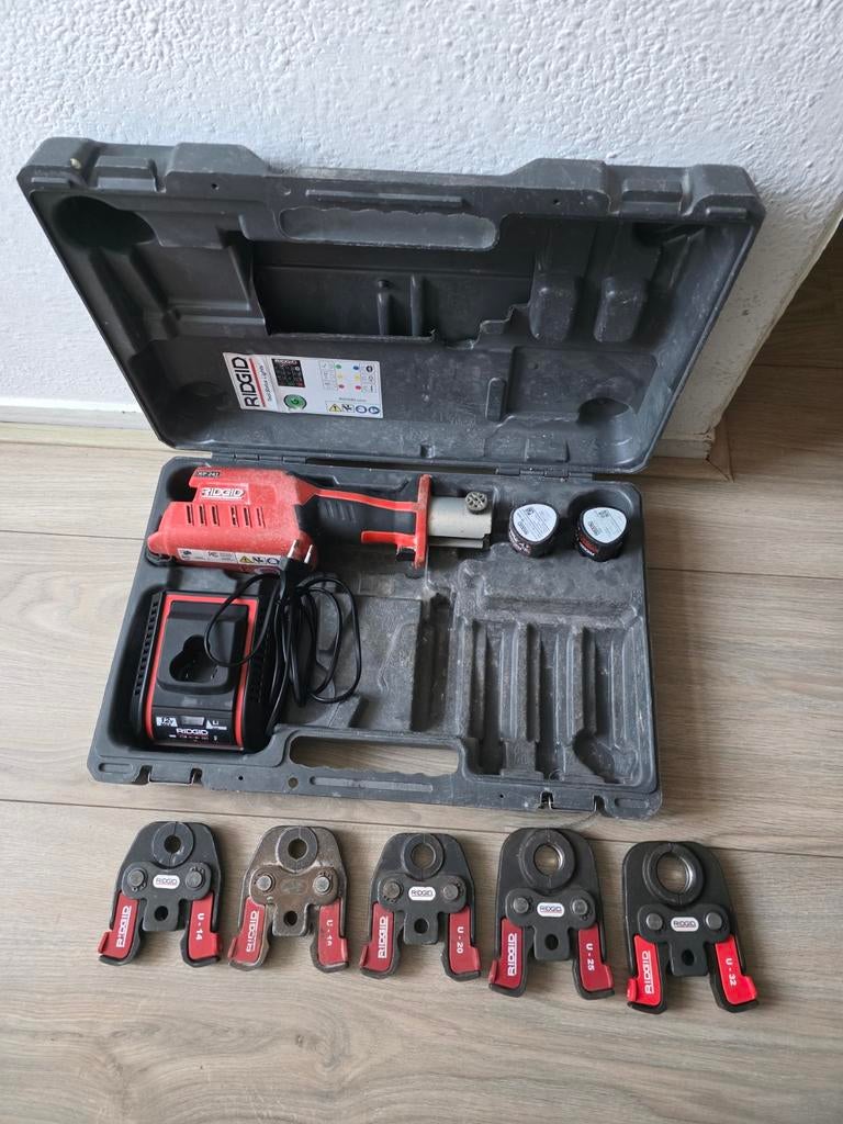 Ridgid perstang RP241 - uponor wavin persbekken, Ophalen of Verzenden, Gebruikt