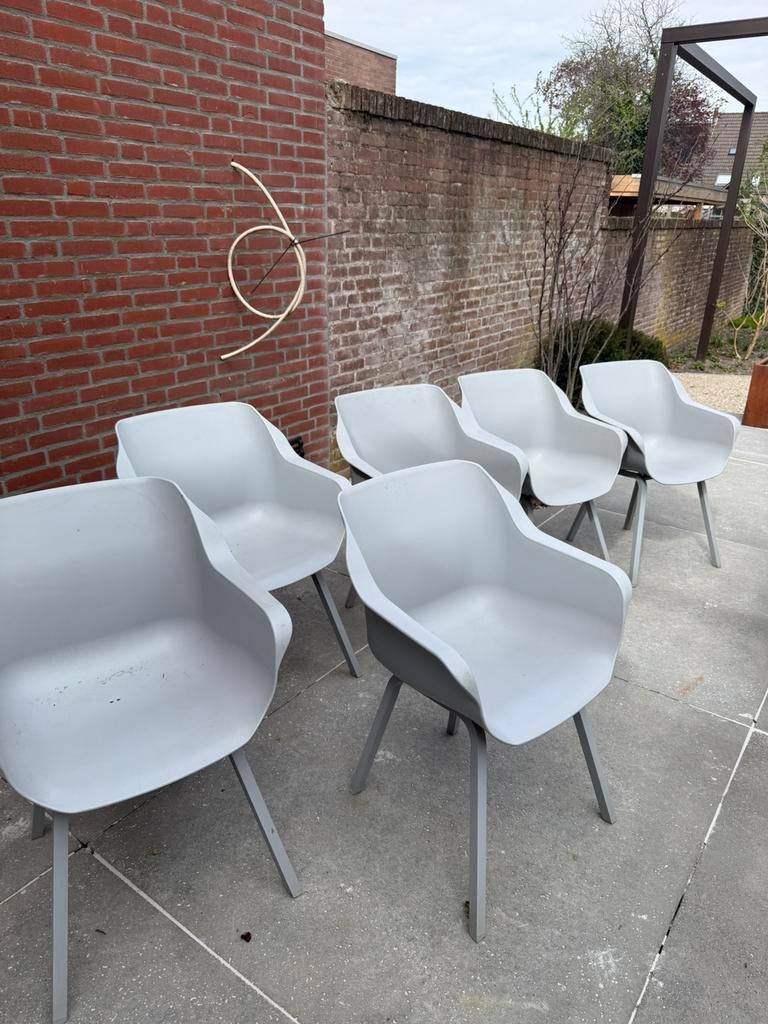 Hartman tuinstoelen 6stuks, Tuin en Terras, Tuinstoelen, Ophalen, Gebruikt, Kunststof