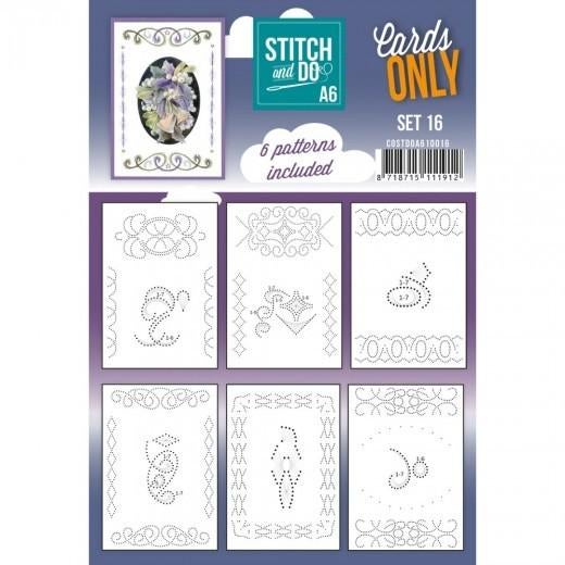 Stitch and Do A6 Cards only 16 en 6 verschillende oplegkaart, Hobby en Vrije tijd, Kaarten | Zelf maken, Blanco kaart of Basiskaart