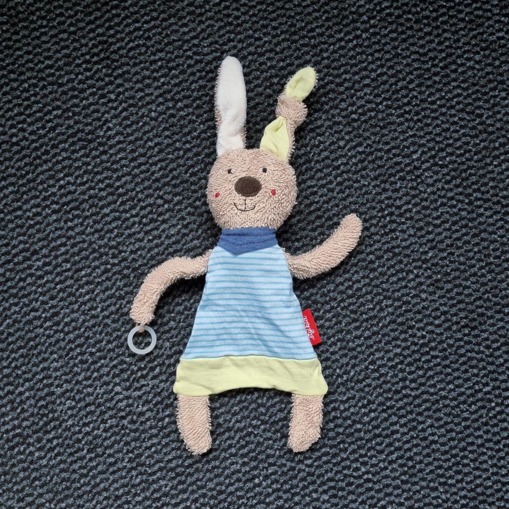 Sigikid knuffel konijn knuffeldoekje rabbit bunny, Ophalen of Verzenden, Nieuw, Konijn, Sigikid