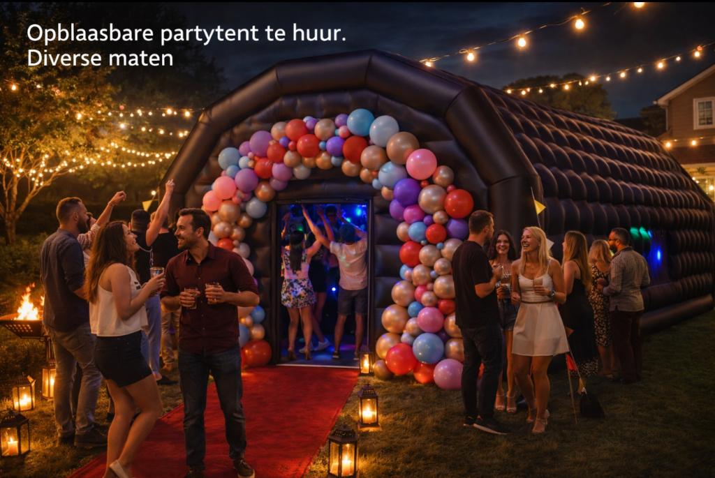 OPBLAASBARE FEESTTENT PARTYTENT, Ophalen, Partytent, Nieuw, 2 meter of meer