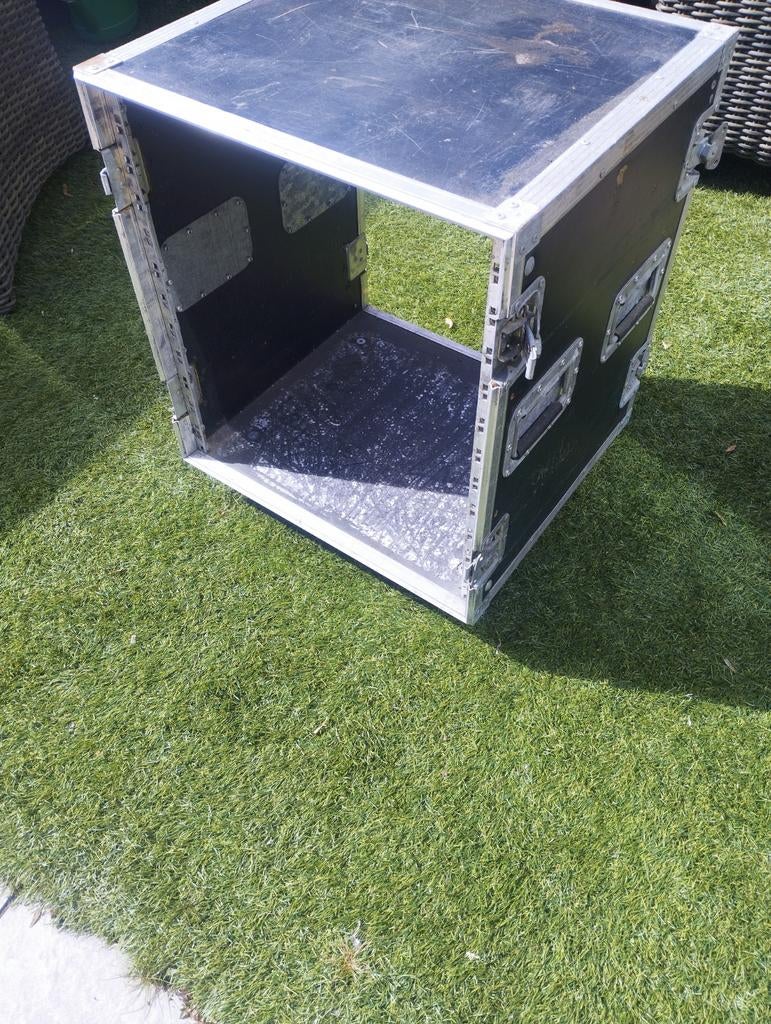 19 inch Rack op Wieltjes - 12HE (zonder deksels), Ophalen, Gebruikt, Speaker of Versterker, Flightcase