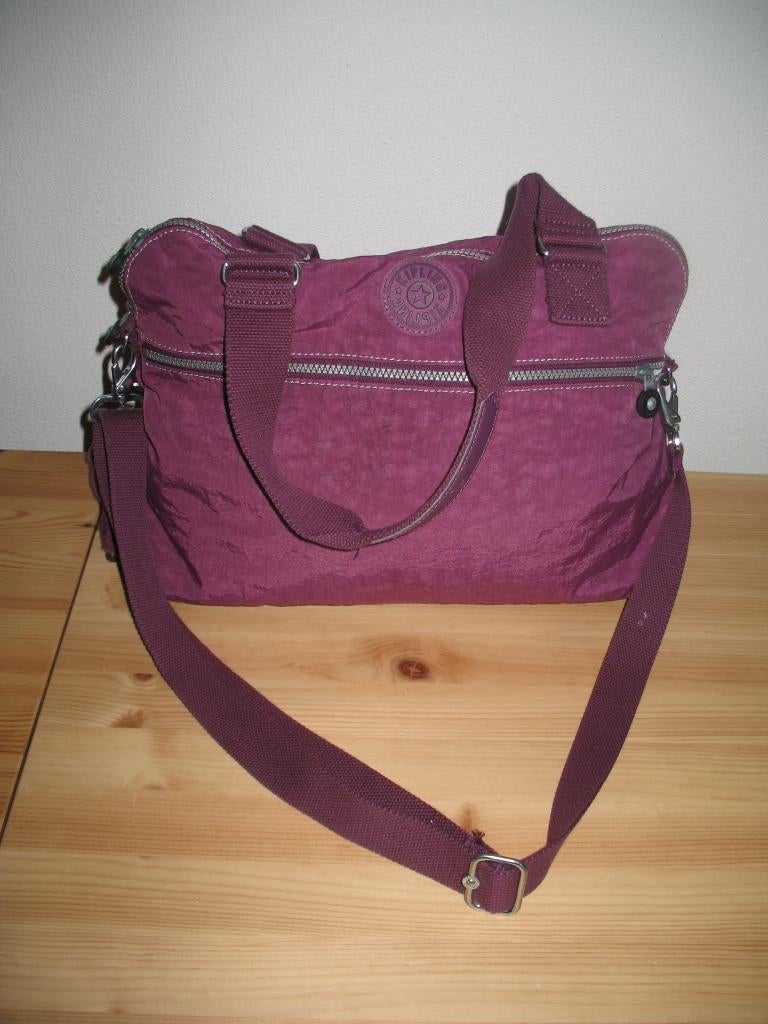 Kipling Tas Paarsachtig Roze * Bijna Vintage, Ophalen of Verzenden, Zo goed als nieuw, Overige kleuren, Overige typen