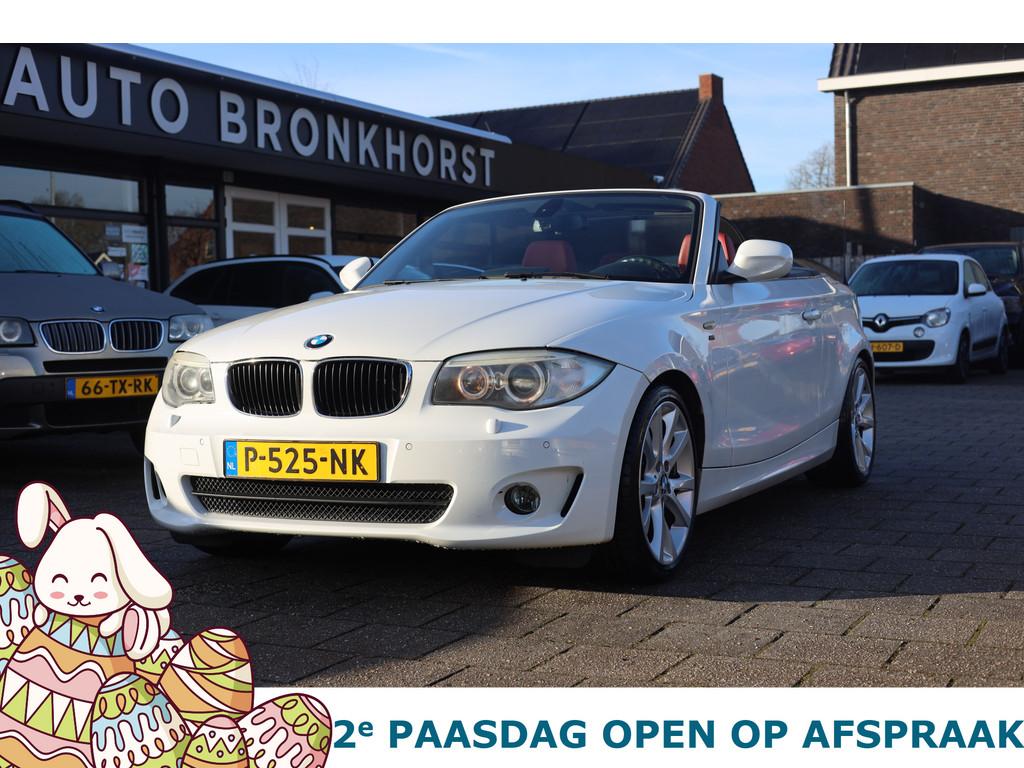 BMW 1 Serie Cabrio 120i HIGH EXECUTIVE | LEDER | NAVI | LED, Auto's, 1-Serie, Euro 5, 680 kg, 4 cilinders
