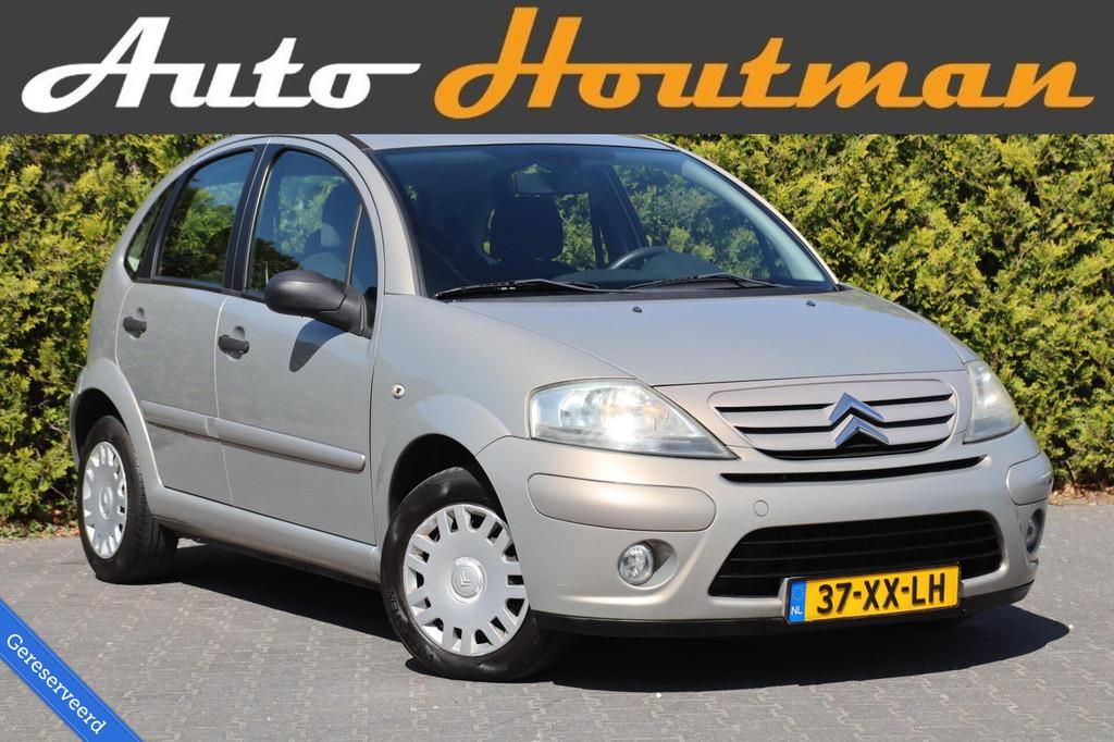 Citroen C3 1.4i-16V Ambiance GERSERVEERD Ecc|Cuise|Elektr. p, Voorwielaandrijving, Zwart, 4 cilinders, Beige