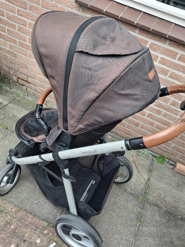 Wandelwagen, Gebruikt, Verstelbare duwstang, Ophalen, Kinderwagen